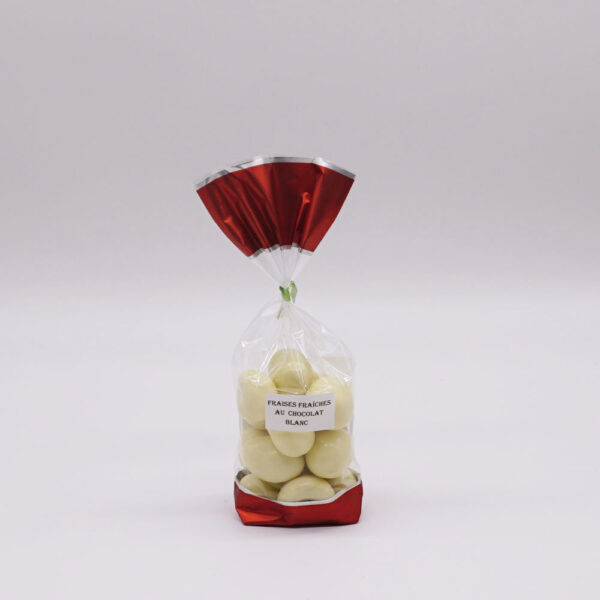 Fraises Fraîches au Chocolat Blanc