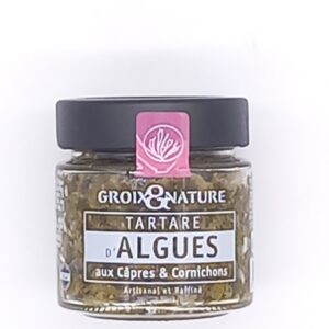 Tartare d'Algues aux câpres & cornichons