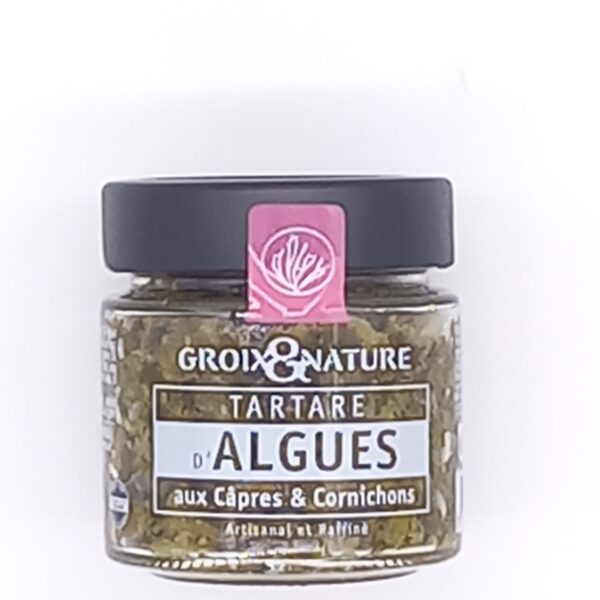 Tartare d'Algues aux câpres & cornichons