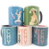 Mugs lot de 5 Vichy Chérie