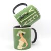 Mug Bicolore Vichy Chérie