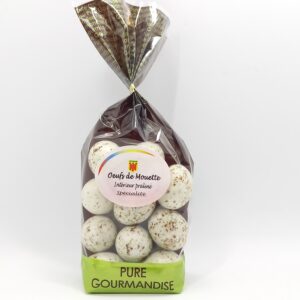 Oeufs de Mouettes au praliné