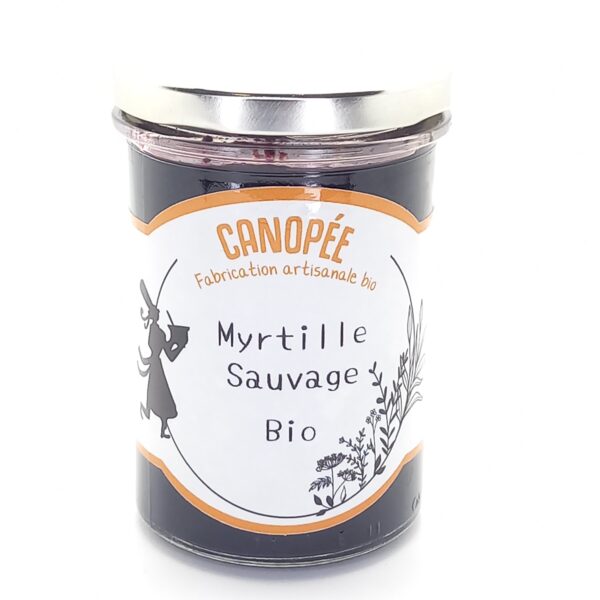 Canopée Confiture Myrtille Sauvage Bio