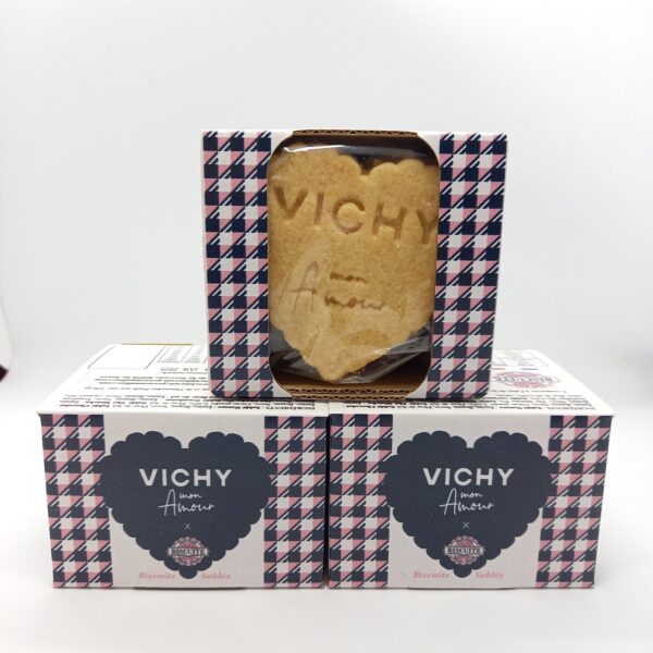 Biscuits Sablés Nature Coeur de "Vichy Mon Amour"