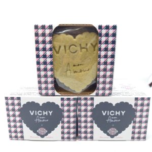 Biscuits Sablés Thé Matcha Coeur de "Vichy Mon Amour"