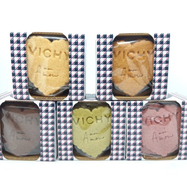 Biscuits Sablés Caramel Beurre Salé Coeur de "Vichy Mon Amour" – Image 2