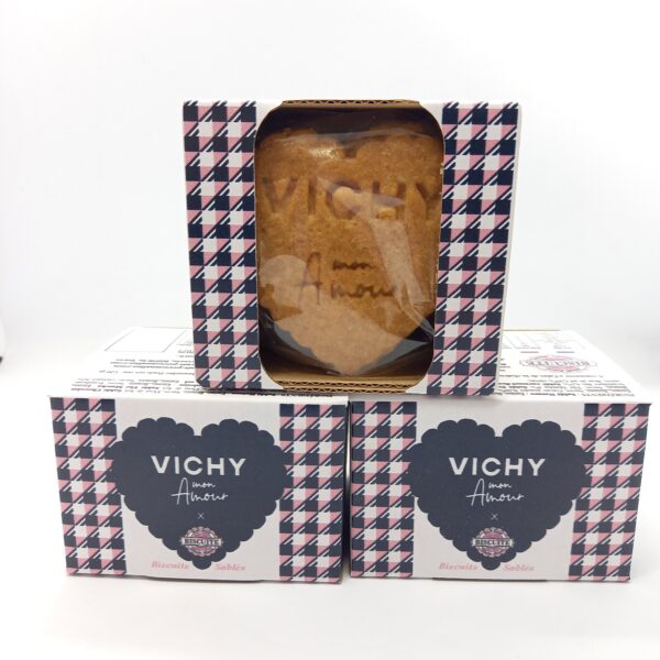 Biscuits Sablés Caramel Beurre Salé Coeur de "Vichy Mon Amour"