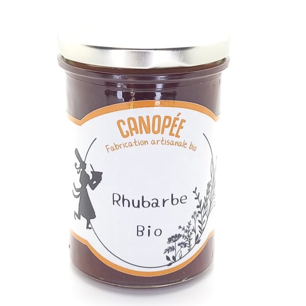 Canopée Confiture Rhubarbe Bio