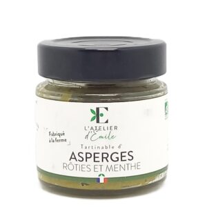 Tartinable d'asperges rôties et menthe Bio