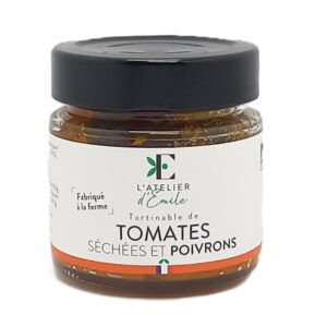 Tartinable de tomates séchées et poivrons Bio