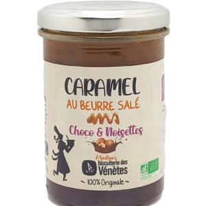Crème de Caramel au Beurre Salé chocolat noisettes Bio