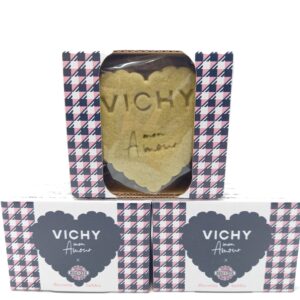 Biscuits Sablés Thé Matcha Coeur de "Vichy Mon Amour"
