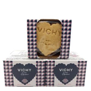 Biscuits Sablés Natures Coeur de "Vichy Mon Amour"